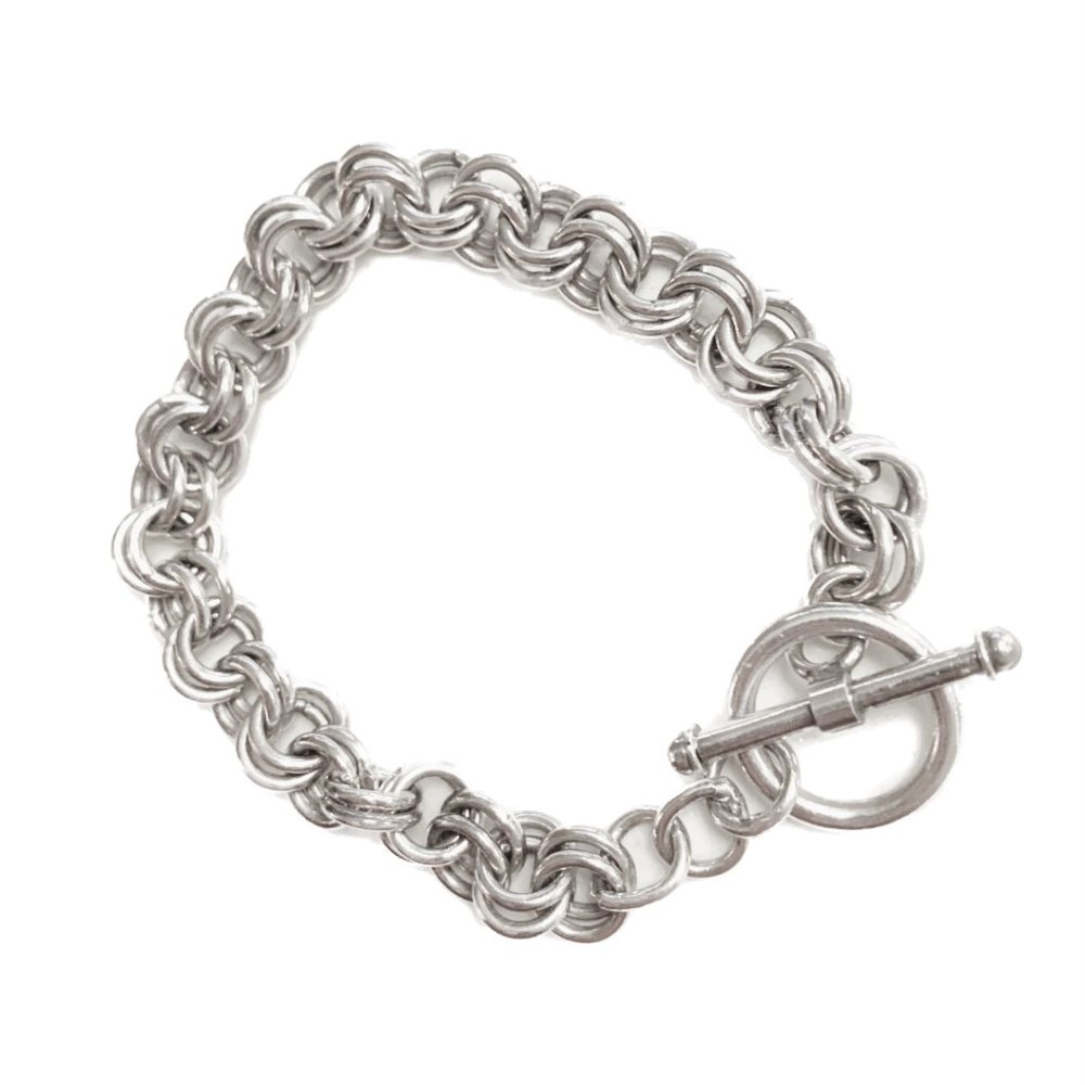 925 Solid Silver Chain Link Bracelet